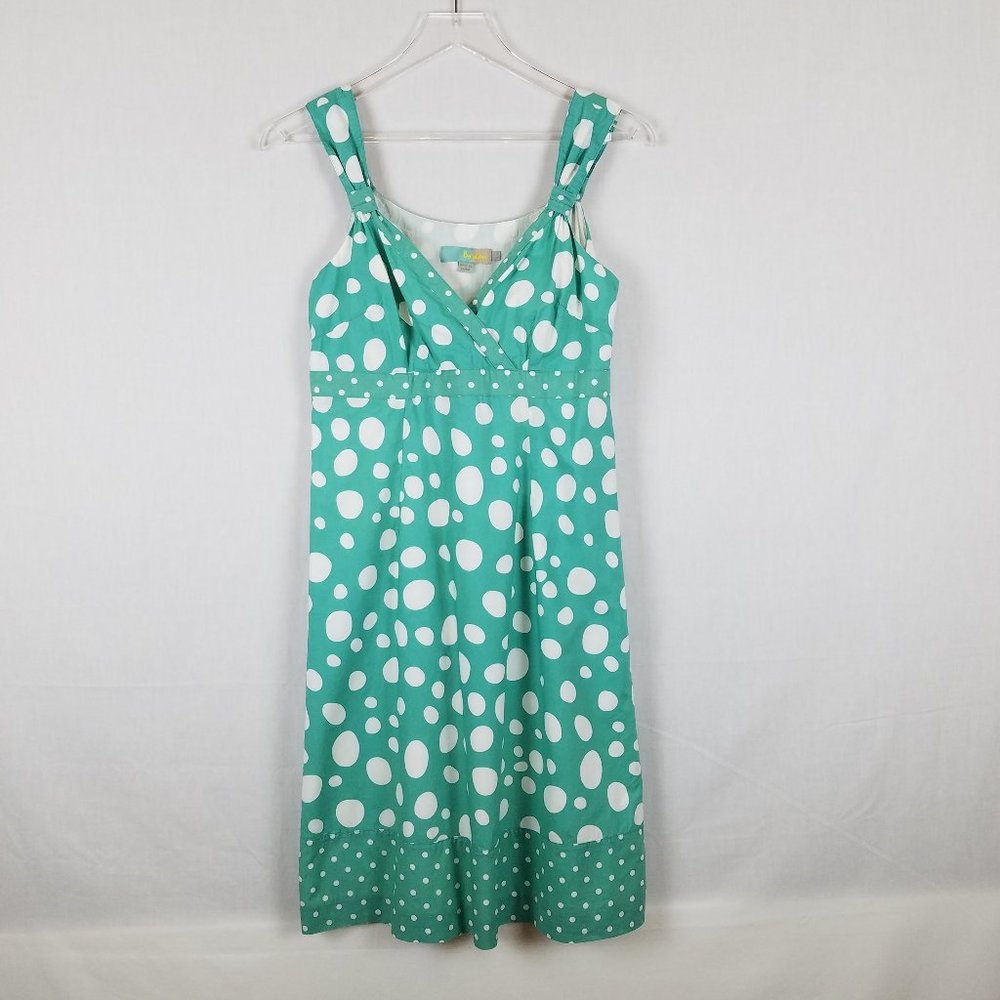 Retro Boden Fit & Flare Happy Summer Spot Dress -6